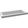 Ekena Millwork Vertical Surface Mount PVC Gable Vent: Functional, w/ 2"W x 2"P Brickmould Sill Frame, 32"W x 16"H GVPVE32X1603SF